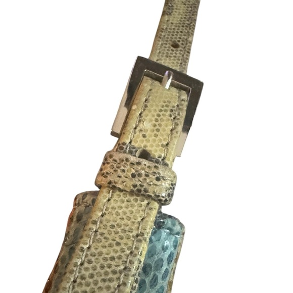 Park Avenue International Mini Shoulder Bag Purse Multicolor Snake Print - Picture 3 of 7